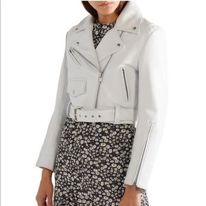 Calvin Klein Jackets & Coats - Cropped leather biker jacket Calvin Klein Calvin Klein Jackets & Coats - Cropped leather biker jacket Calvin Klein